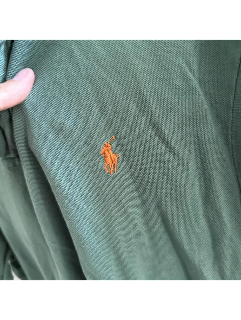 🌿 Polo Ralph Lauren Green Custom Slim Fit Polo | Men’s XXL